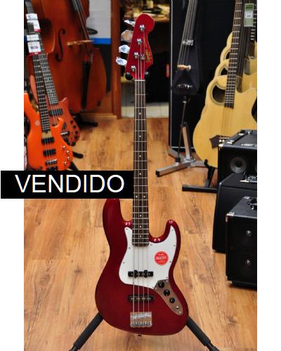 Squier Contemporary Jazz Bass Metallic Red